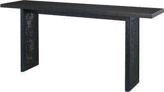 Mercana Grier 65In Wood & Cane Console Table