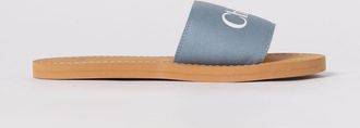 Chlo&eacute; Mules Chlo&eacute; in canvas con logo stampato