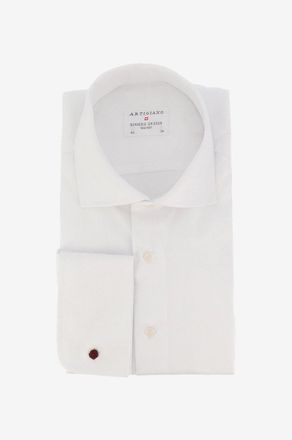 Artigiano Lang&auml;rmeliges Hemd aus Baumwolle Leonardo Uma