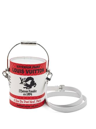 Louis Vuitton LV Paint Can bucket bag - men - Canvas/Leather/Fabric - One Size - White