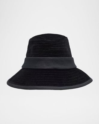 Valentino Garavani VLogo Signature Cotton Fedora Hat