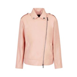 A|X Armani Exchange Roze Bikerjack voor vrouwen - Dames - Zomerjassen - Roze - S - Jassen