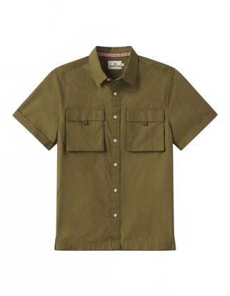 The Normal Brand Mens Expedition Shirt In Pine Needles