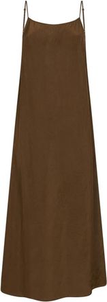 Uma Wang Anaya Dress - Dames - Casual kleedjes - Geel - S - Kleedjes