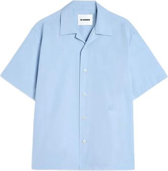 Jil Sander Camicia a maniche corte - Blu