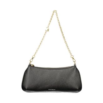Coccinelle Borsa a spalla in pelle con tracolla a catena - - Bags - Donna - Nero - ONE SIZE