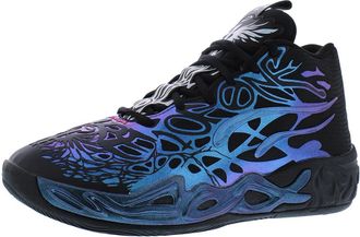 Puma Mens Mb.04 Phoenix Basketball Sneakers Shoes - Red, Puma Black/Ravish/Dark Black, 10