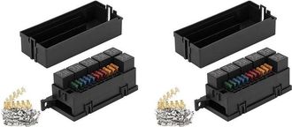 OEM Adecuado Para Cajas De Fusibles Y Rel&eacute;s De 11 Canales De 12 V Para Autom&oacute;viles, Con Rel&eacute;s Y Fusibles De 5 Pines, Apto Para Coches, Sedanes, Barcos, Ca