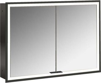 Emco Prime Armario Con Espejo Iluminado, 1000 Mm, 2 Puertas, - Emco