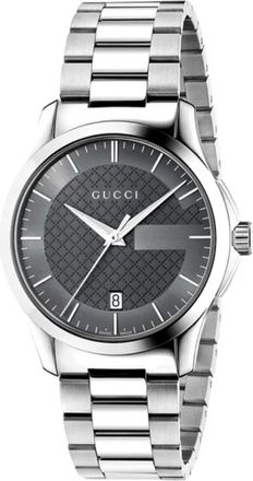 Gucci Accessoires, unisex, Grijs, ONE Size, Ya 126441 Horloge