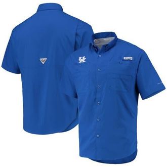 Columbia Mens Columbia Royal Kentucky Wildcats Tamiami Omni-Shade Button-Down Shirt at Nordstrom, Size X-Large