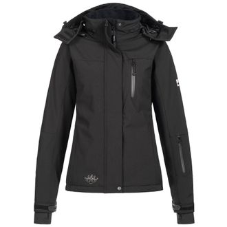 Deproc Softshelljacke DEPROC ACTIVE CHICOPEE WOMEN, Damen, Gr. 40/42 (M), schwarz, 96% Polyester; 4% Elastan, Windstopperb&uuml;ndchen mit Daumenl&ouml;chern,mit Schne