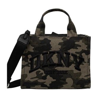 DKNY Dkny, Dames, Tassen, Groen, Maat: ONE Size Katoen