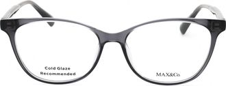 Max & Co. MO5115 Oval Propionate Frame Eyeglasses - Gray