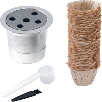OEM Pr&aacute;cticas C&aacute;psulas De Caf&eacute; Con Filtro Lavable - Juego De 4