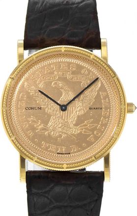 Corum Pre-owned Corum Coin Watch Quartz Mens Watch 5049756