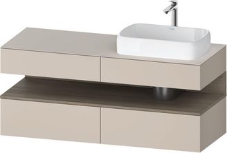 Duravit Qatego Consola Mueble Bajo Lavabo, 2 Extensiones, 2 - Duravit