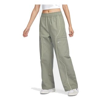 Nike (WMNS) Nike Sportswear High Waist Woven Trousers Light Olive FN1950-053