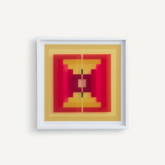 AM.PM Gezeefdrukte glazen muurdecoratie, Seris