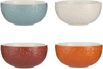 Mason Cash Home Set of 4 Mini Pumpkin Bowls, 5.9-Ounce in Multicolored at Nordstrom