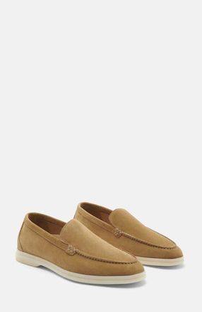 Scarosso Ludovica Loafers in Beige - Suede at Nordstrom, Size 38.5