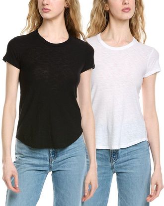 James Perse 2Pk Crew Shirt