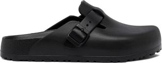 Birkenstock Boston Exquisite Smalle Pasvorm - Heren - Schoenen - Zwart - Maat: 44 EU Leer