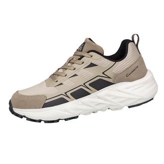 Generic Steel Toe Cap Trainers Sports Shoes Flat-Bottom Light Solid Color Casual Footwear Unisex Non-Slip Wear-Resistant Outdoor Running Sneakers with Cushion