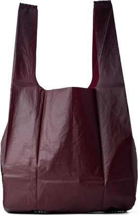 Our Legacy Unisex Grocery Shoulder Bag Red Polyurethane
