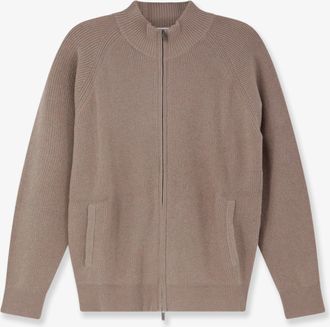 Bramani Cashmere Cardigan in cashmere con zip - BRAMANI CASHMERE - gender_Man