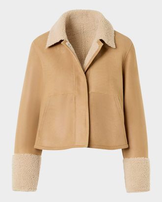 Akris Reversible Cady And Sheep Shearling Jacket