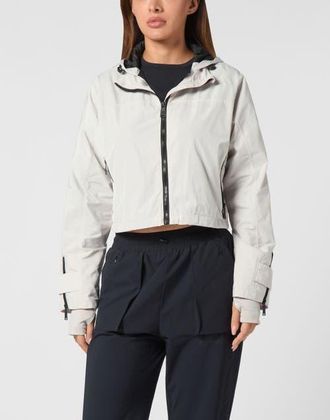 Plein Sport Hooded Active Jacket Ls Scratch Women in Lightgrey at Nordstrom, Size Xx-Large