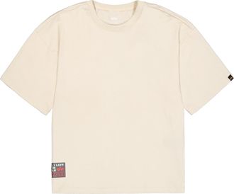 Alpha Industries T-Shirt ALPHA INDUSTRIES Aloha Flower Backprint T-Shirt, Herren, Gr. XXL, weiss (vintage wei&szlig;), Obermaterial: 100% Baumwolle, Shirts T-Shirt