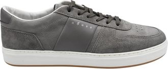 Hogan Allacciato Fascia Logo - Heren - Sneakers - Grijs - 44 EU - Leer - Schoenen