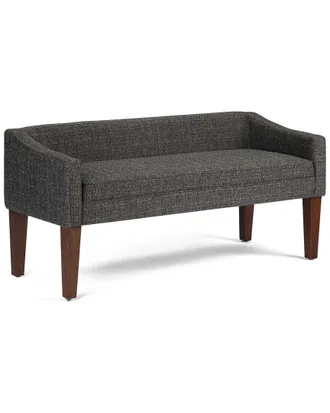 Simpli Home Parris 50In Contemporary Upholstered Bench