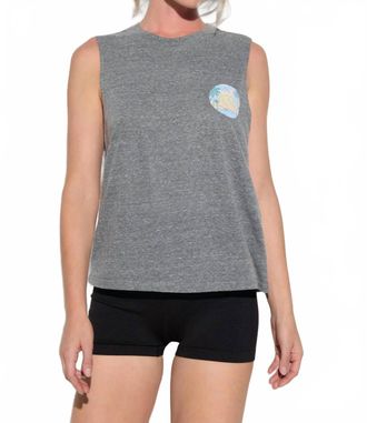 Spiritual Gangster Paradise Vibe Tank In Heather Grey