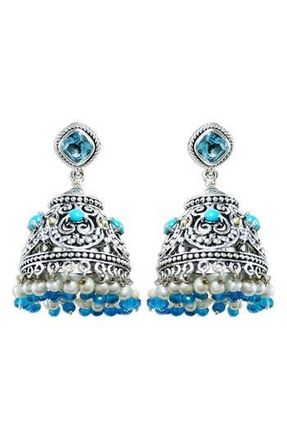 Samuel B. Sterling Silver Chandelier Earrings in Blue at Nordstrom Rack