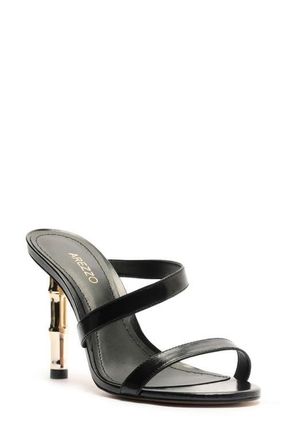 Arezzo Brooke High Stiletto Sandal in Black at Nordstrom, Size 11