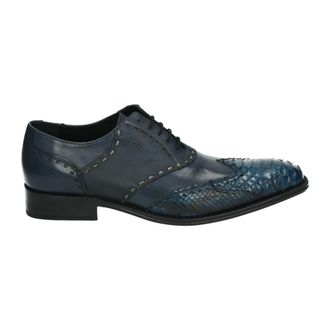 Sendra Zakelijk Laag Blauw Leren Schoenen - Heren - Veterschoenen - Blauw - 39 EU - Leer - Schoenen