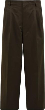 Amaranto Pantaloni dritti - - Trousers - Uomo - Marrone - S