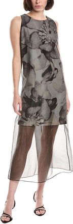 Kenneth Cole Mini Sheer Overlay Dress