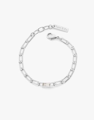 Tutti & Co Womens Gleam Bracelet - Silver