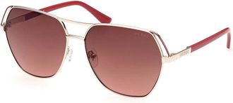 Guess GU7825 32F Womens Sunglasses Gold Size 60
