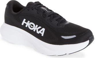Hoka One One Rincon 5 Running Shoe in Black/white at Nordstrom, Size 10.5