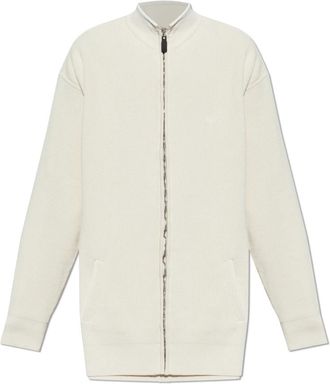 Balenciaga Cardigan met opstaande kraag - Heren - Vesten - Beige - XS - Katoen - Truien & Vesten