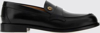 Versace Calfskin Leather Penny Loafers with Medusa Plaque