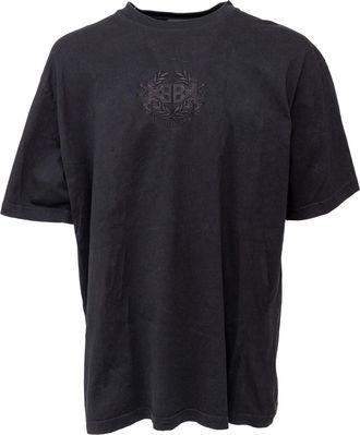 Balenciaga Balenciaga T-shirt met geborduurde leeuwenlauwerkrans - jaren 20