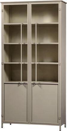 De Eekhoorn Design Vitrinenschrank Exhibito 2-t&uuml;rig, Sand