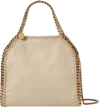 Stella McCartney Falabella Mini Bag Eco Saggy Deer - Dames - Handtassen - Beige - ONE Size - Tassen