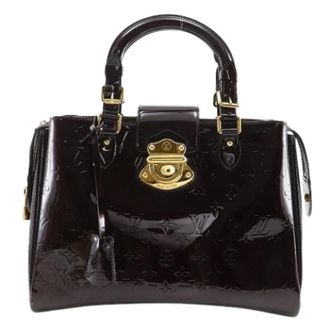 Louis Vuitton Pre-owned Handbags, female, Purple, Size: ONE SIZE Pre-owned Canvas Handbag